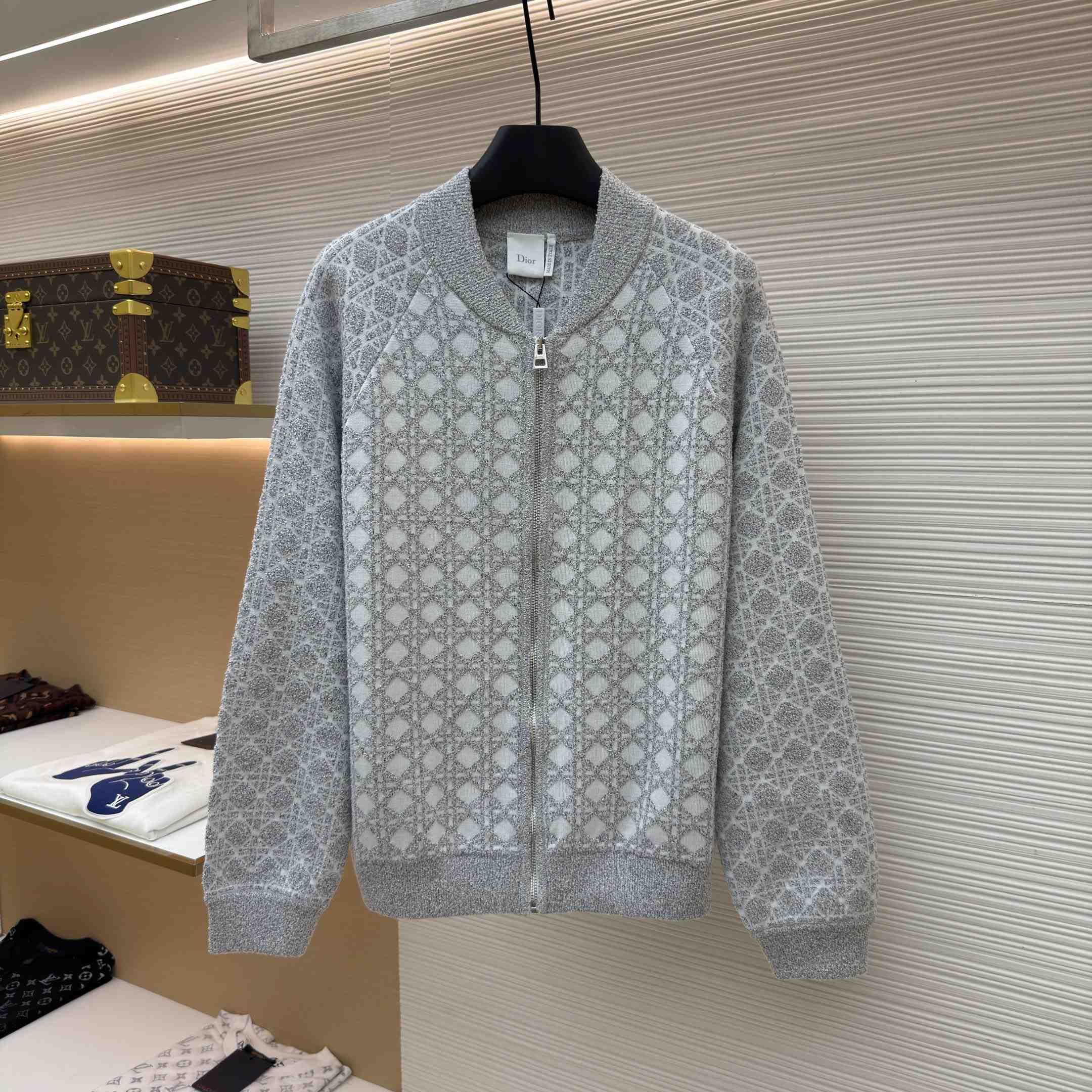 Dior Macrocannage Bomber Jacket - DesignerGu
