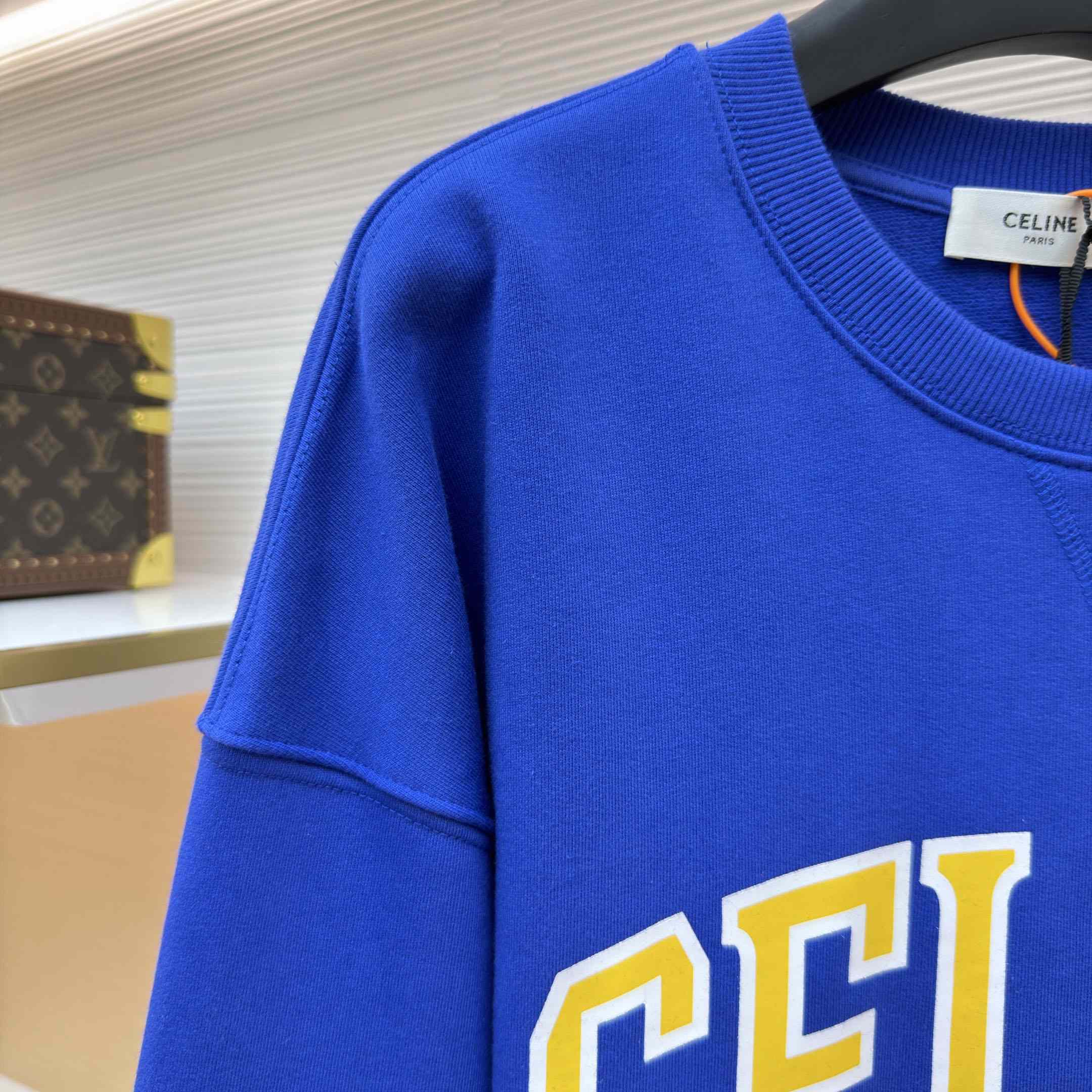 Celine Sweatshirt In Cotton Fleece - DesignerGu