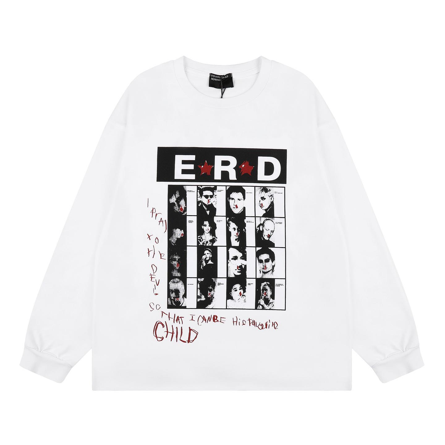 Enfants Riches Deprimes White Pray To The Devil  Long-Sleeve T-shirt - DesignerGu