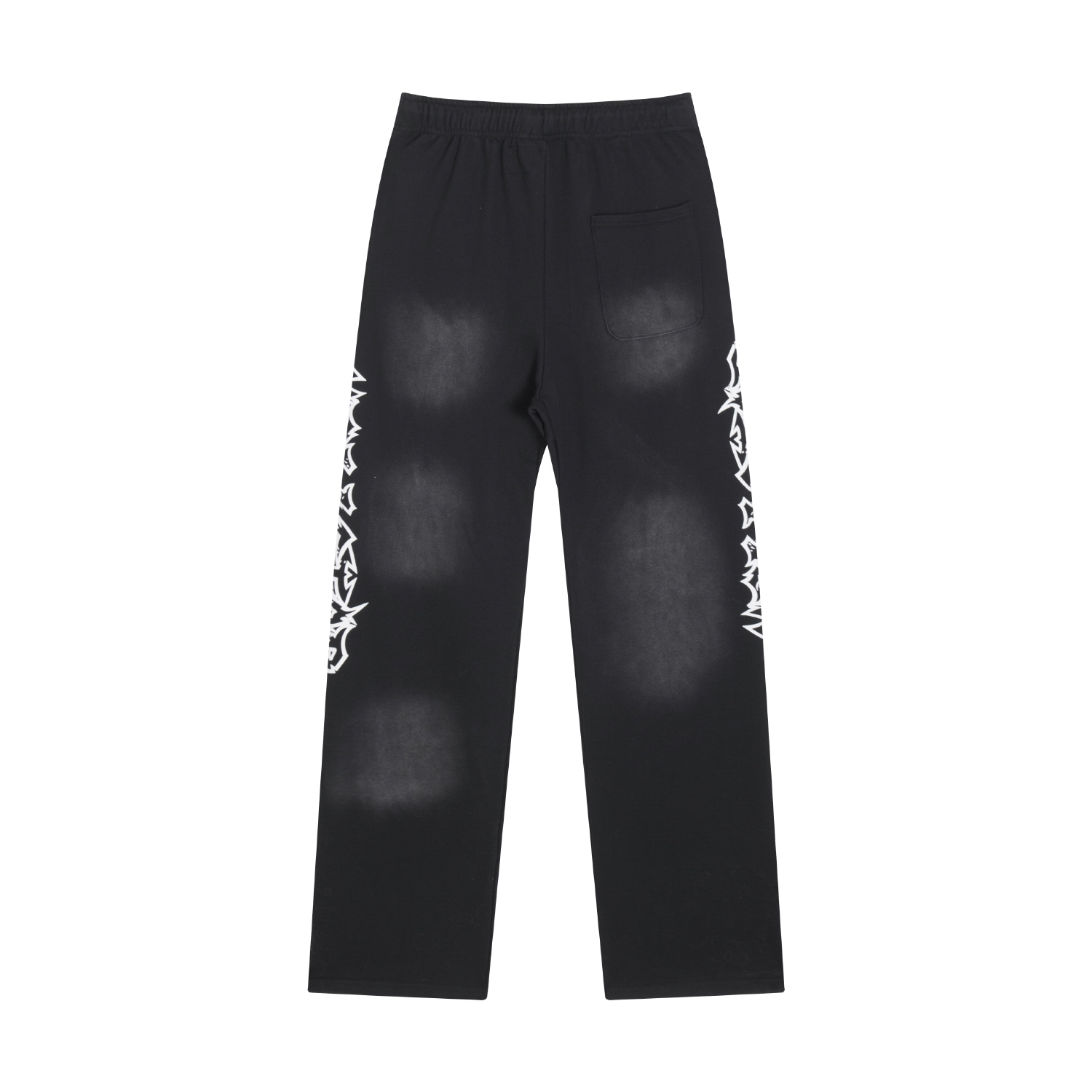 Hellstar Stars Shine Graffiti Sweatpants 'Black' - DesignerGu