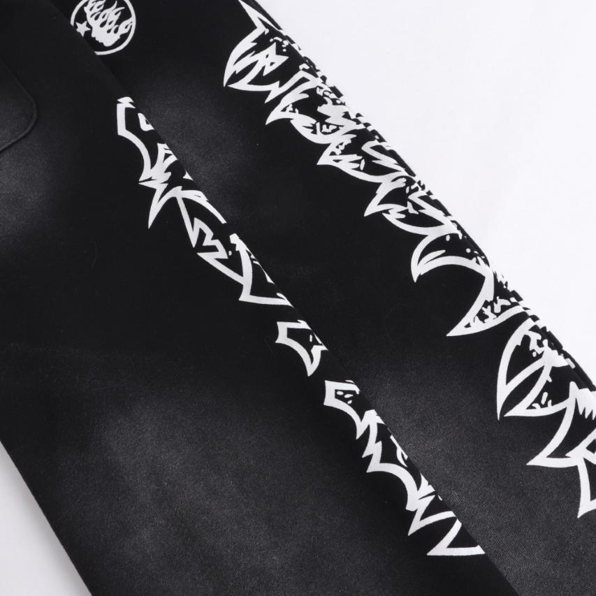 Hellstar Stars Shine Graffiti Sweatpants 'Black' - DesignerGu