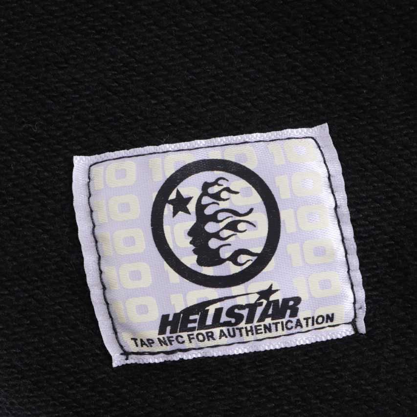 Hellstar Stars Shine Graffiti Sweatpants 'Black' - DesignerGu