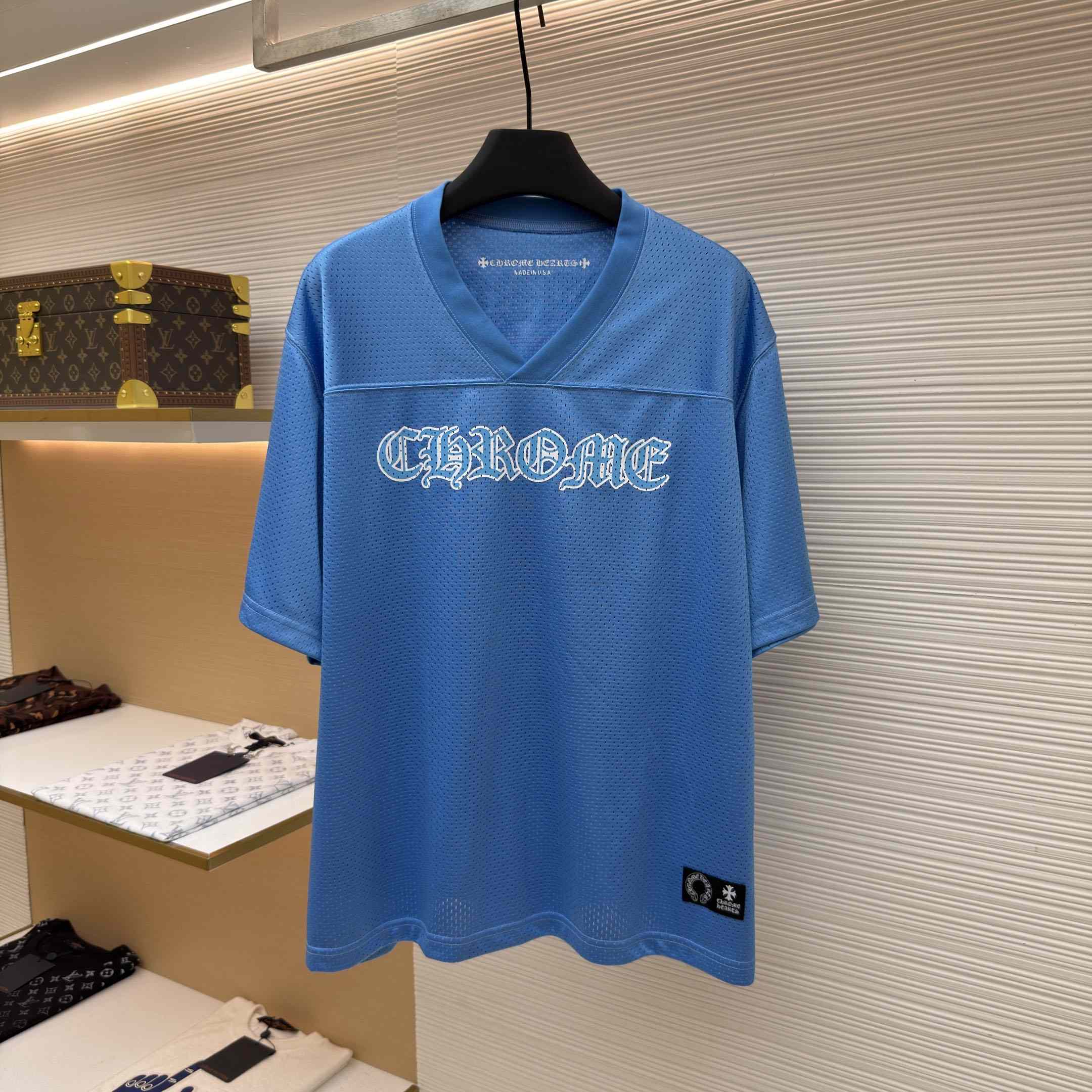 Chrome Hearts Mesh Stadium Football Jersey  - DesignerGu