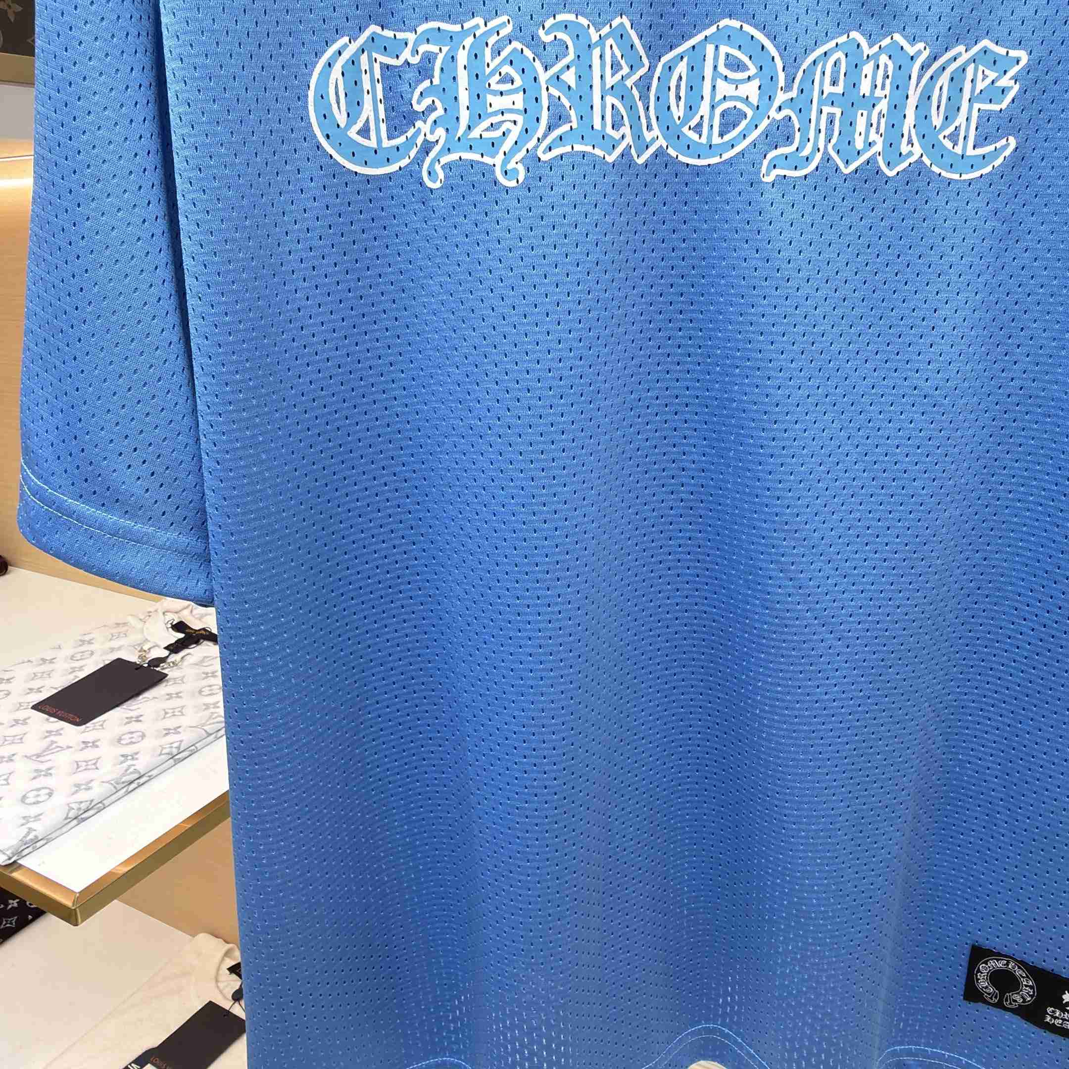 Chrome Hearts Mesh Stadium Football Jersey  - DesignerGu