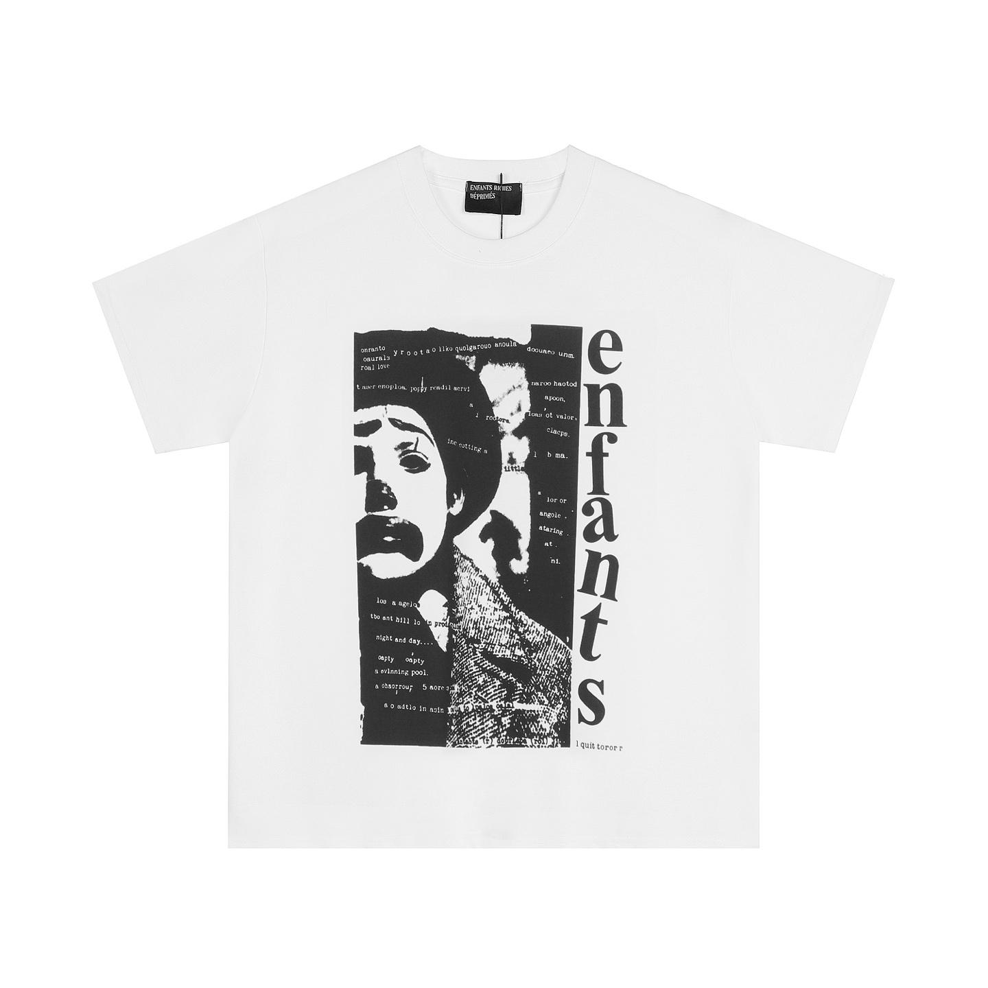 Enfants Riches Déprimés Sad Clown T-Shirt 'White' - DesignerGu