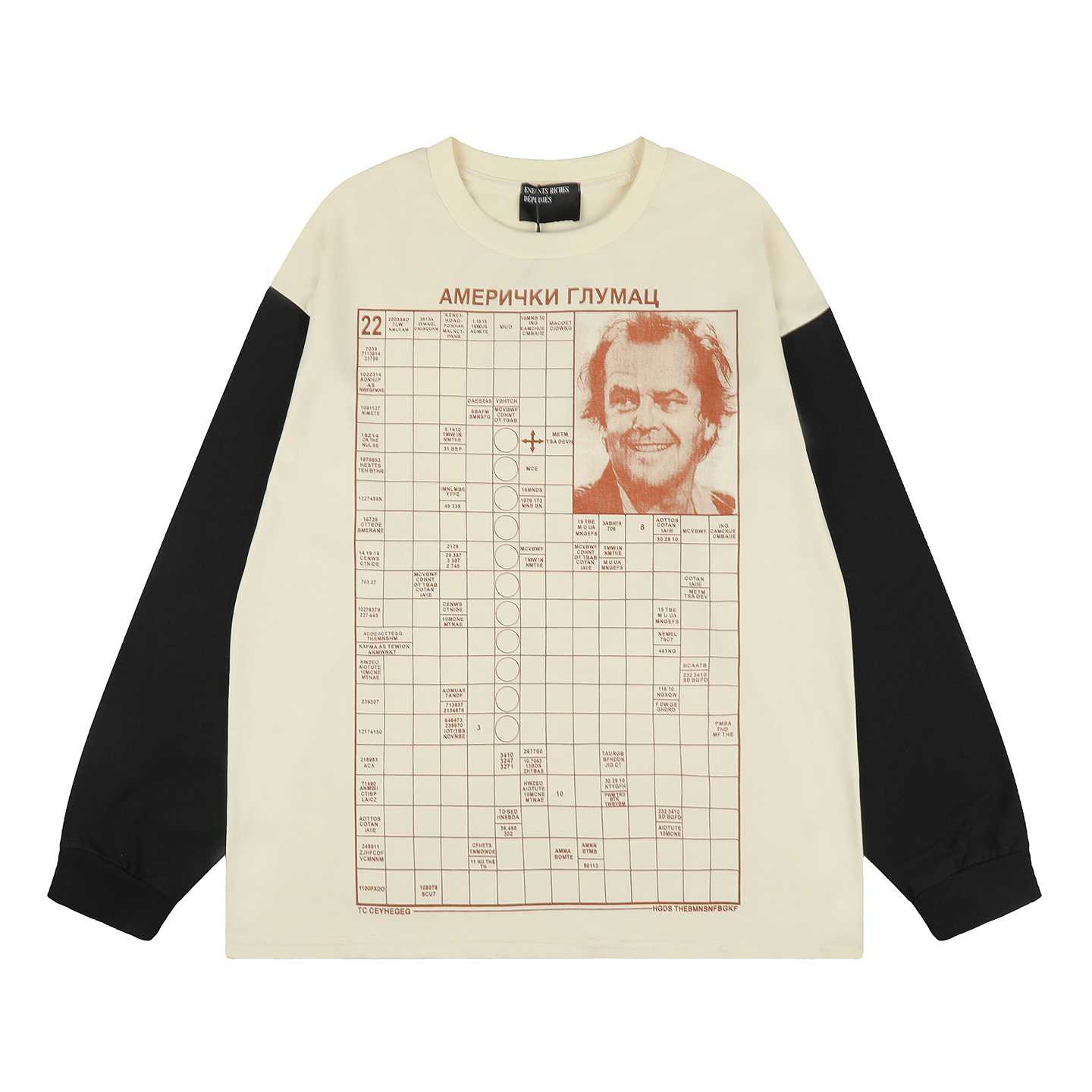 Enfants Riches Deprimes Jack Serbian Fantasy Long-Sleeve T-shirt - DesignerGu