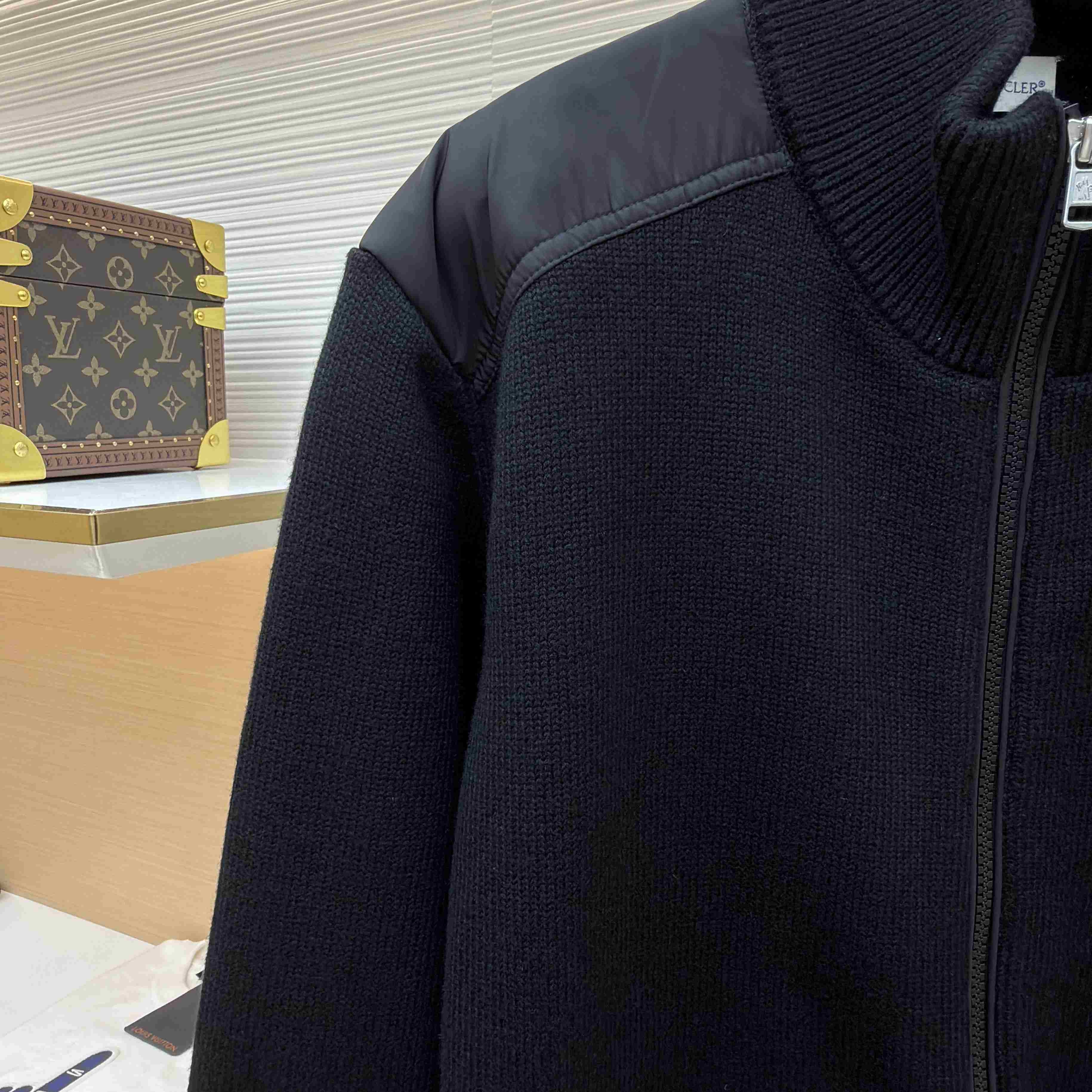 Moncler Zip-Up High-Neck Sweater - DesignerGu