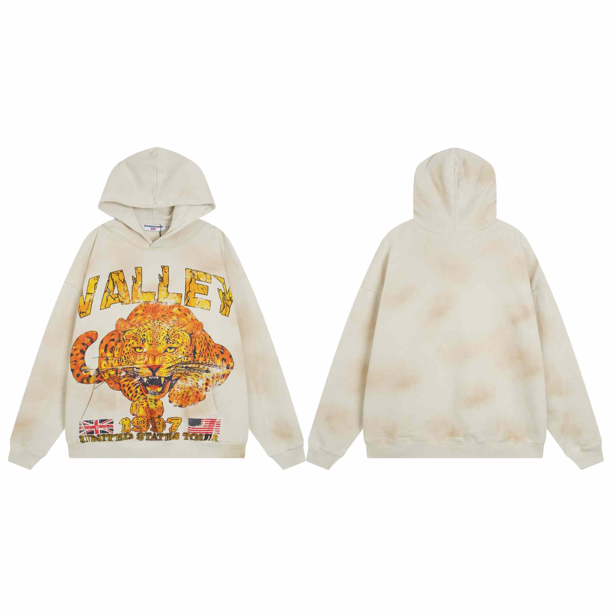 Vale Forever Cheetah Pullover Hoodie 'Tan' - DesignerGu