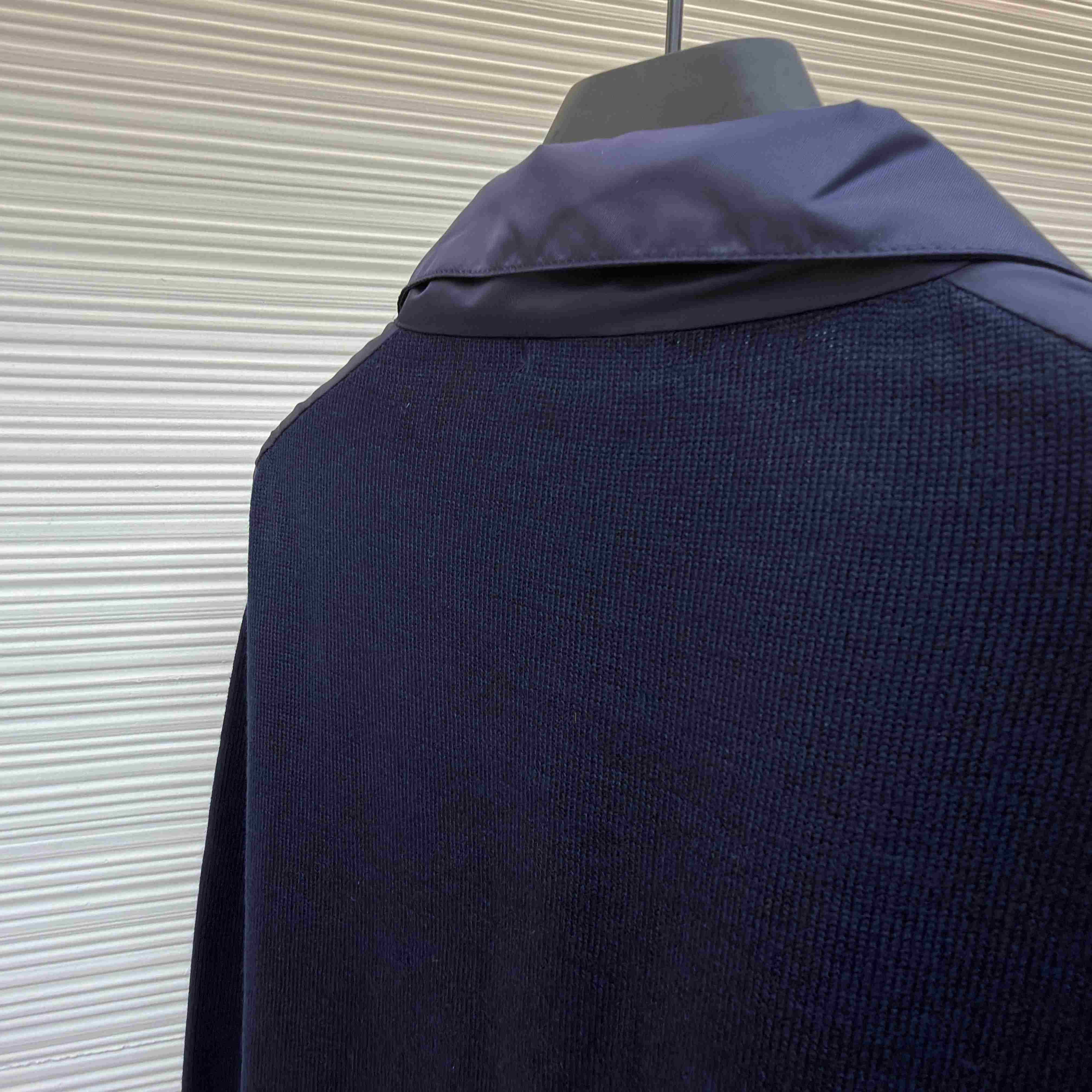 Prada Superfine Wool Zipper Cardigan - DesignerGu
