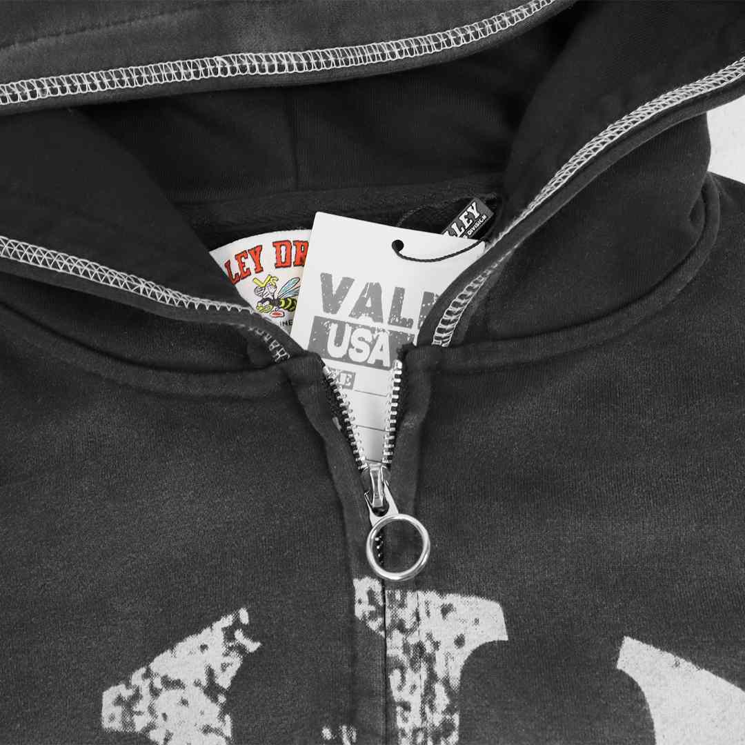 Vale Forever 2000 Spiral Pullover 'Black' - DesignerGu