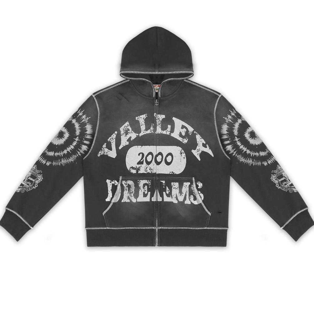 Vale Forever 2000 Spiral Pullover 'Black' - DesignerGu