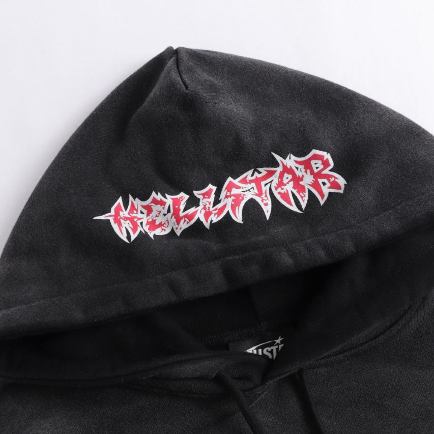 Hellstar Stars Shine Graffiti Hoodie 'Black' - DesignerGu