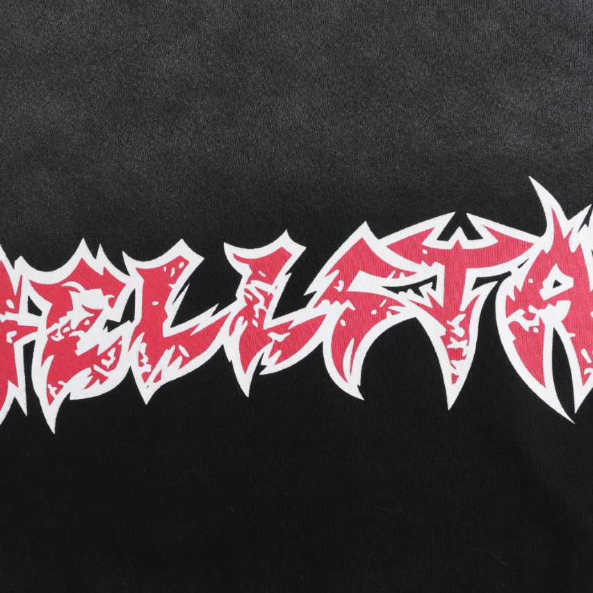 Hellstar Stars Shine Graffiti Hoodie 'Black' - DesignerGu