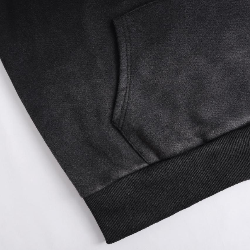 Hellstar Stars Shine Graffiti Hoodie 'Black' - DesignerGu
