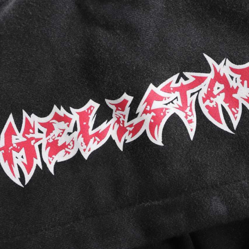 Hellstar Stars Shine Graffiti Hoodie 'Black' - DesignerGu