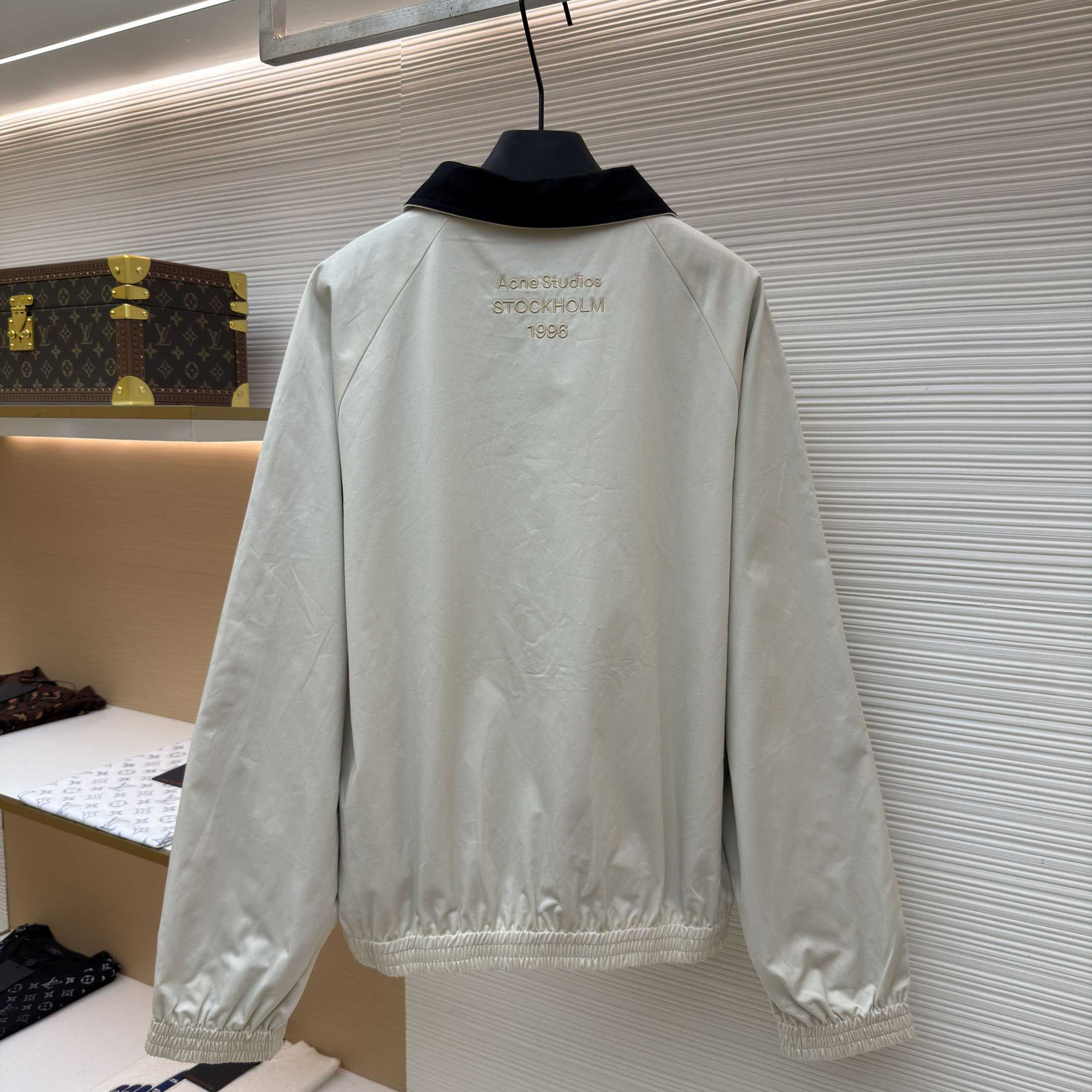 Acne Studios Satin Logo Jacket - DesignerGu