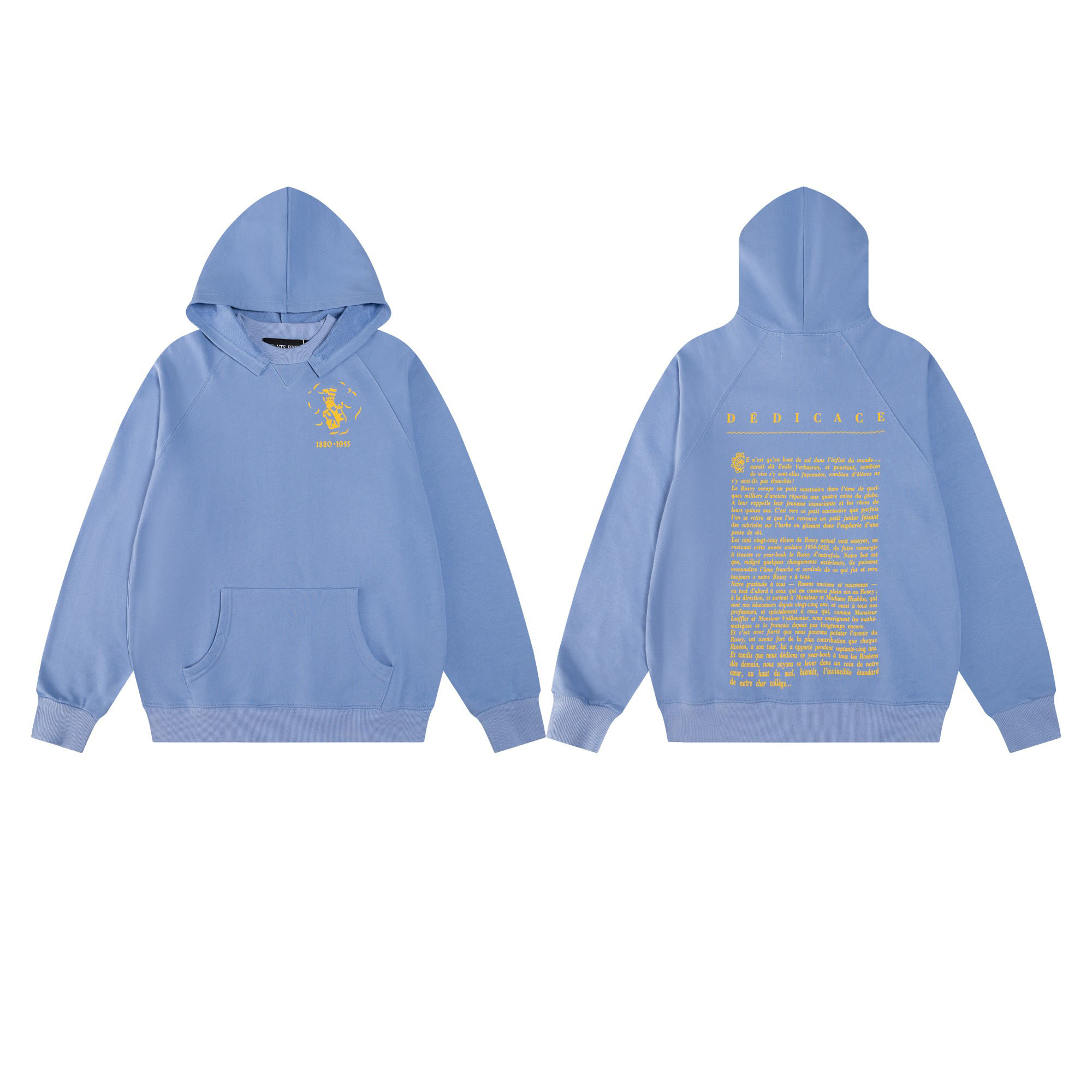 Enfants Riches Déprimés Le Rosey Raglan Afterhood 'Light Blue' - DesignerGu
