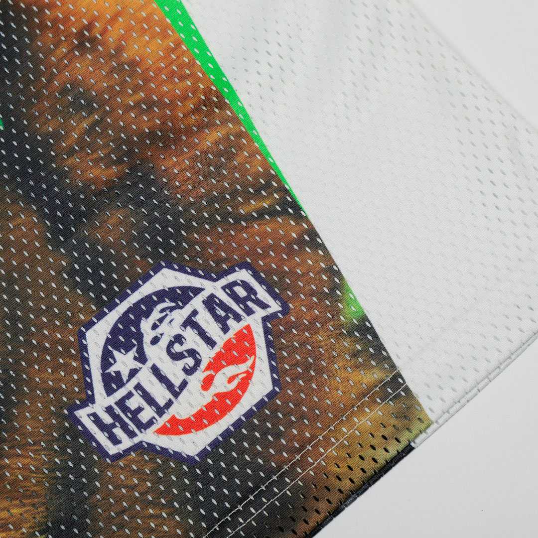 Hellstar Tiger Print Mesh Jersey - DesignerGu
