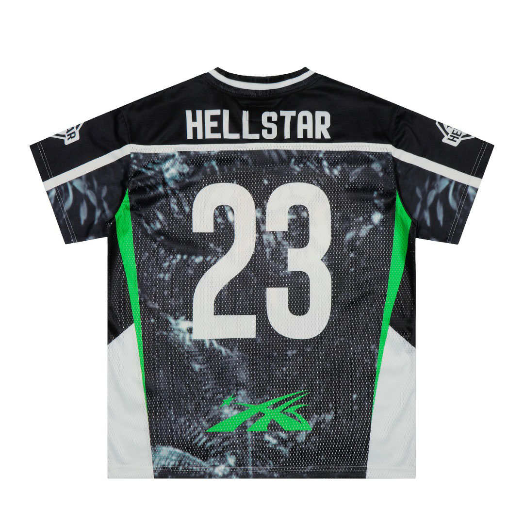 Hellstar Tiger Print Mesh Jersey - DesignerGu