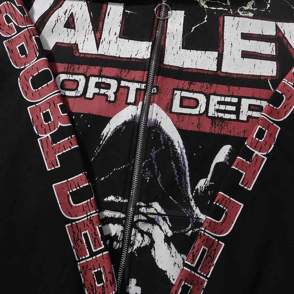 Vale Forever Mastermind Zip Hoodie 'Black' - DesignerGu