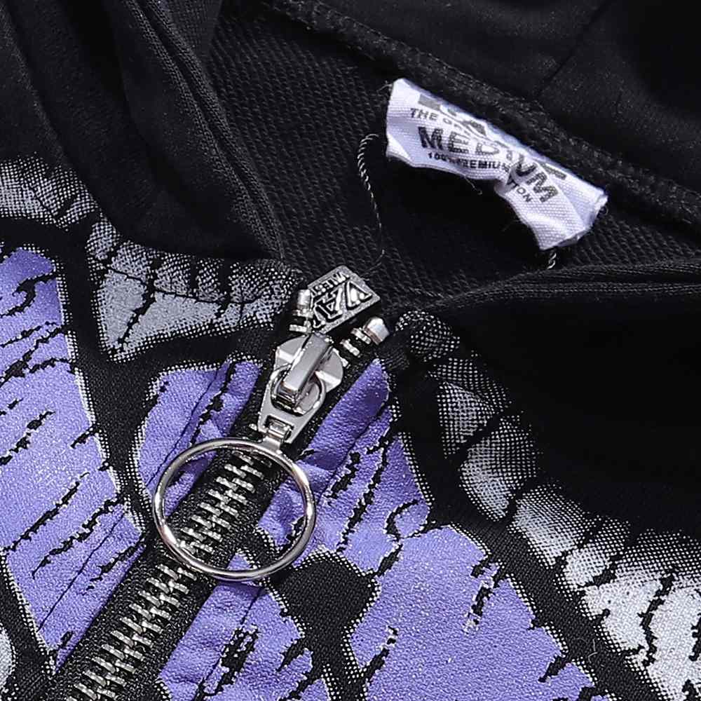 Vale Forever Raven Zip Up Hoodie 'Black' - DesignerGu