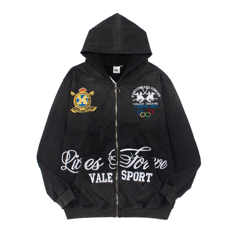 Vale Forever Rock Zip Up - DesignerGu