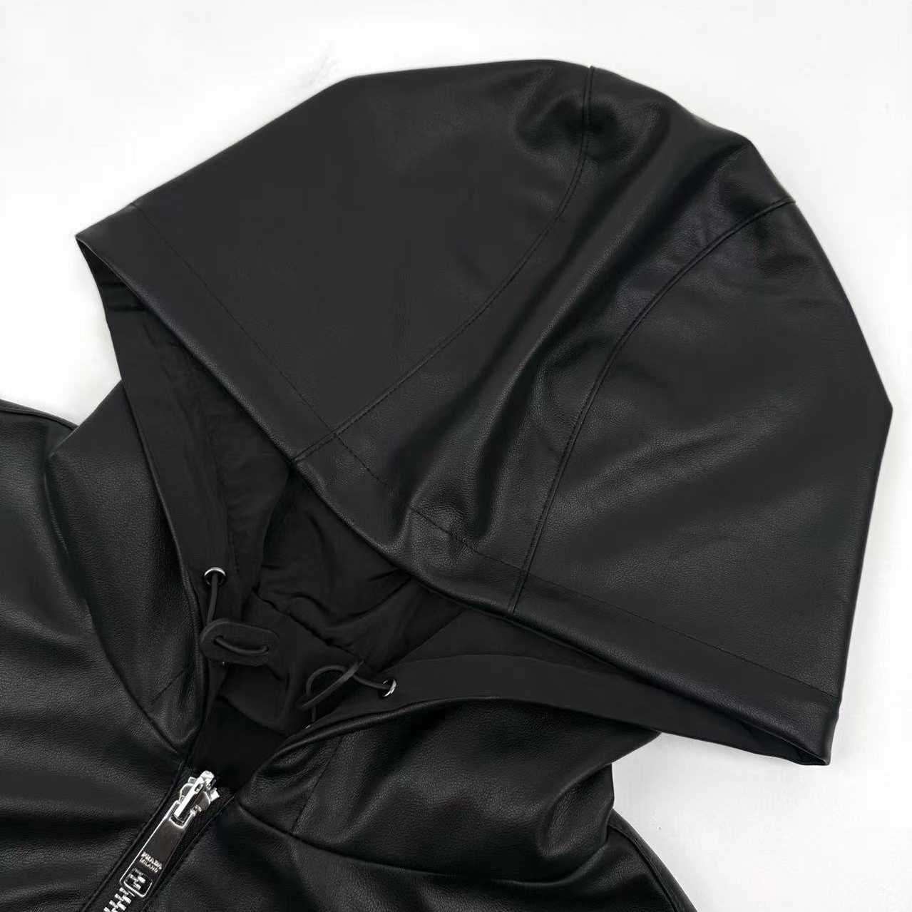 Prada Reversible Nappa Leather And Re-Nylon Jacket - DesignerGu