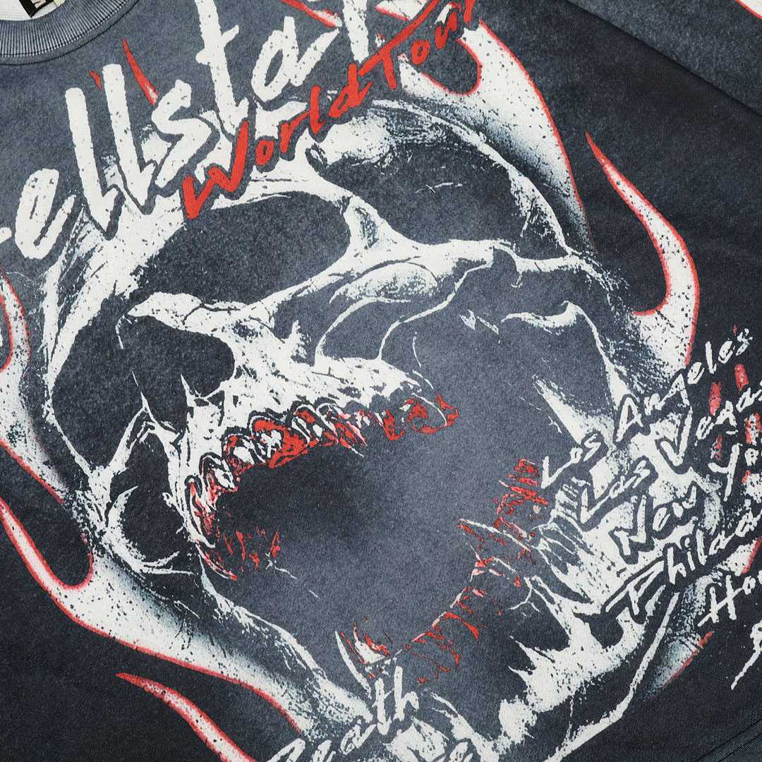Hellstar World Tour Longsleeve Grey - DesignerGu