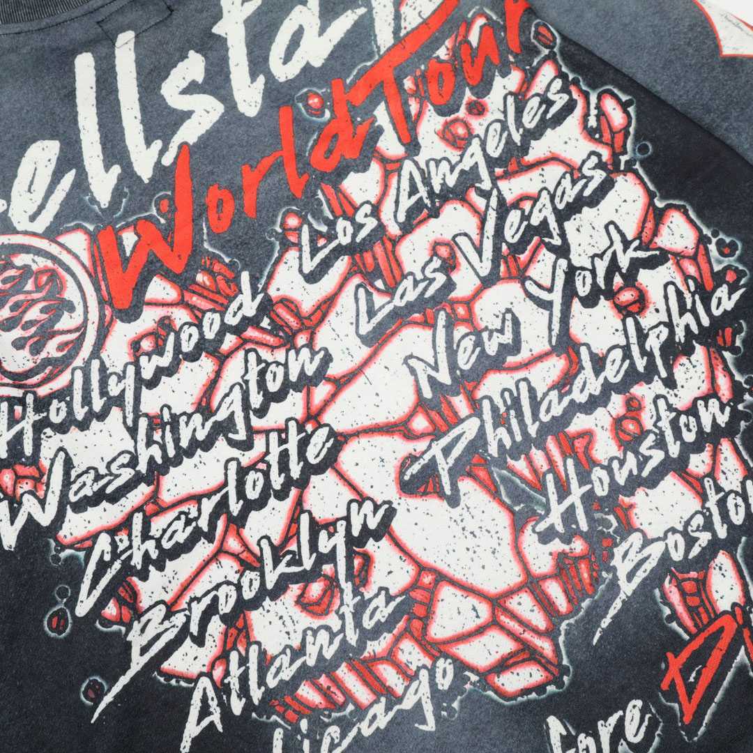 Hellstar World Tour Longsleeve Grey - DesignerGu