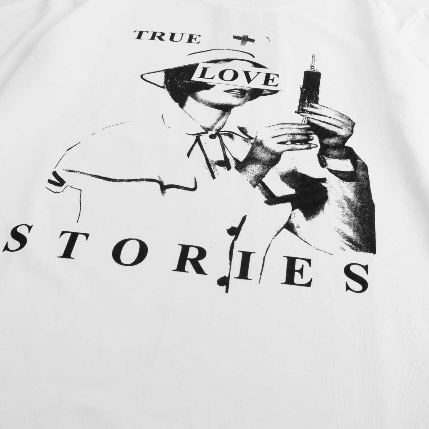 Enfants Riches Déprimés White True Love Stories T-Shirt - DesignerGu