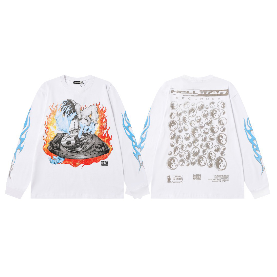 Hellstar DJ Reverse Long Sleeve Tee - DesignerGu