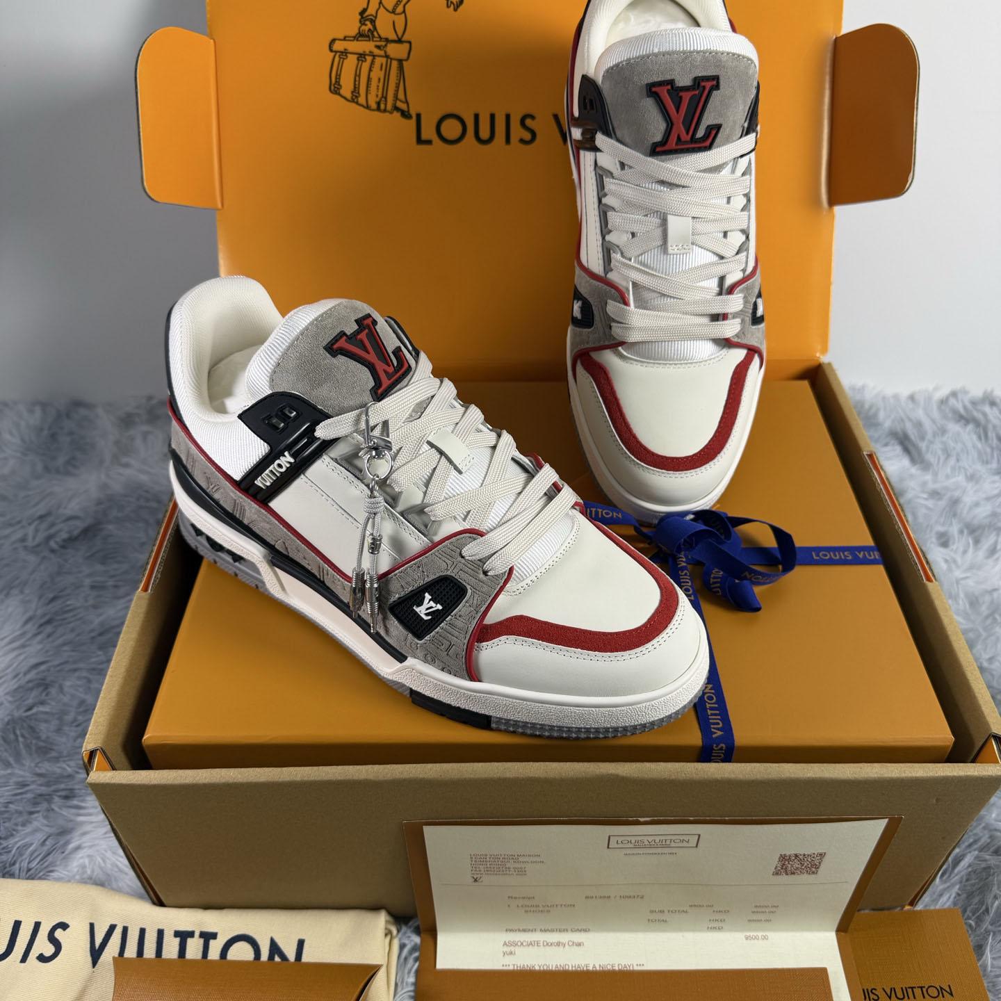 Louis Vuitton LV Trainer Sneaker 1AKP7E（upon uk size） - DesignerGu