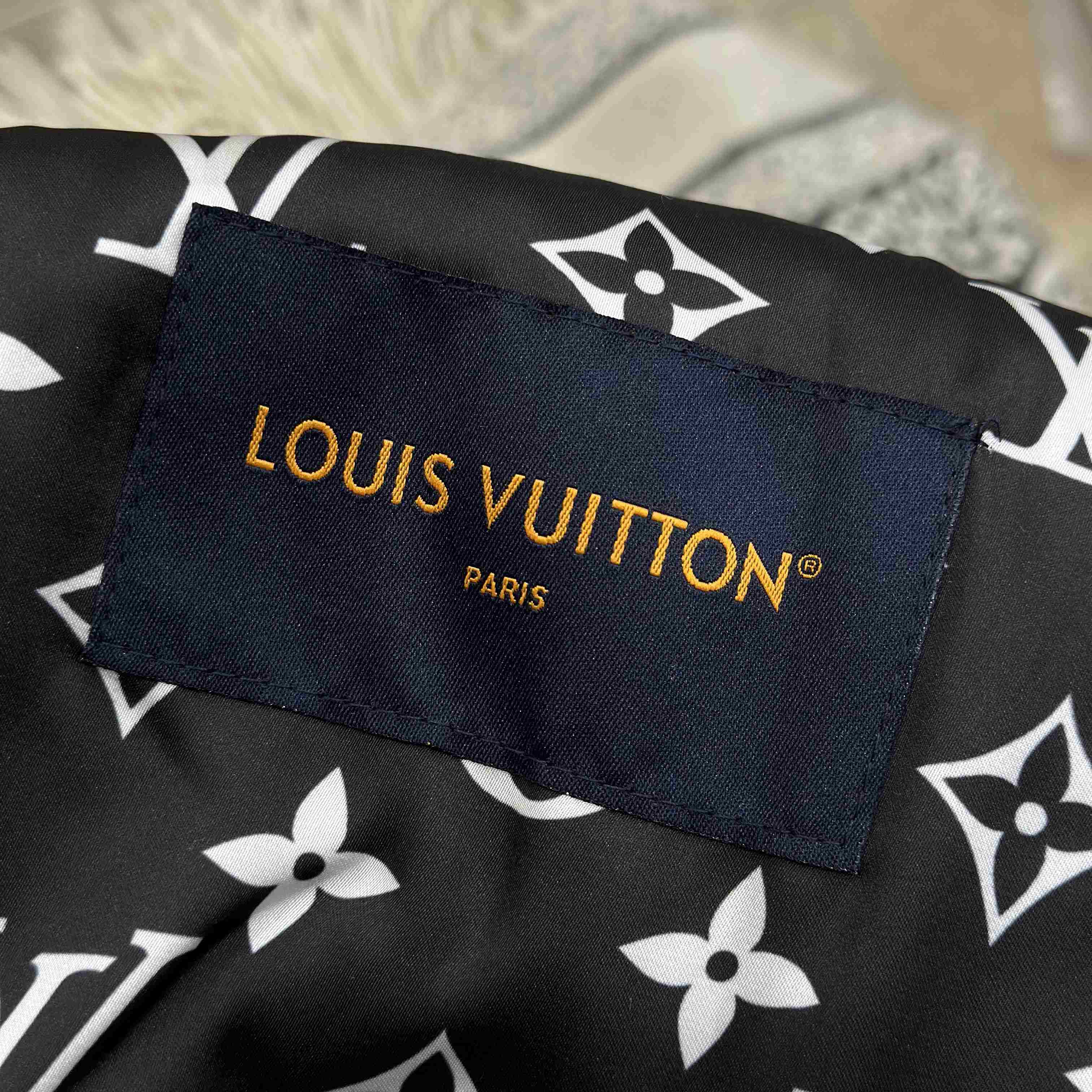 Louis Vuitton Leather Signature Varsity Jacket 1AIMWM - DesignerGu