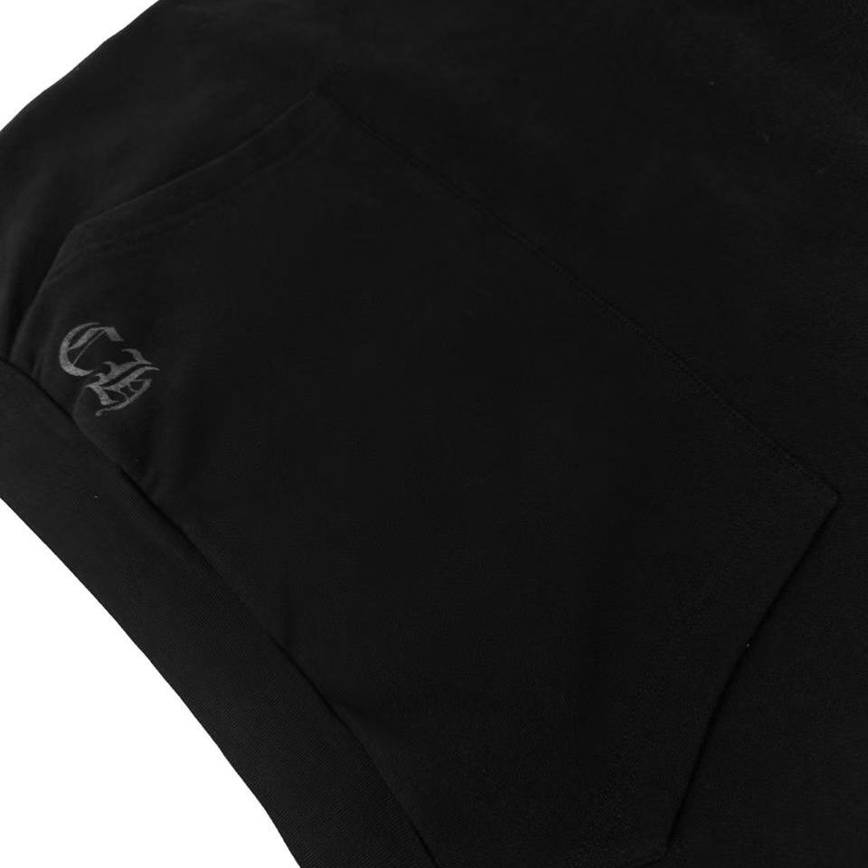Chrome Hearts Gold Script Pullover Hoodie - DesignerGu