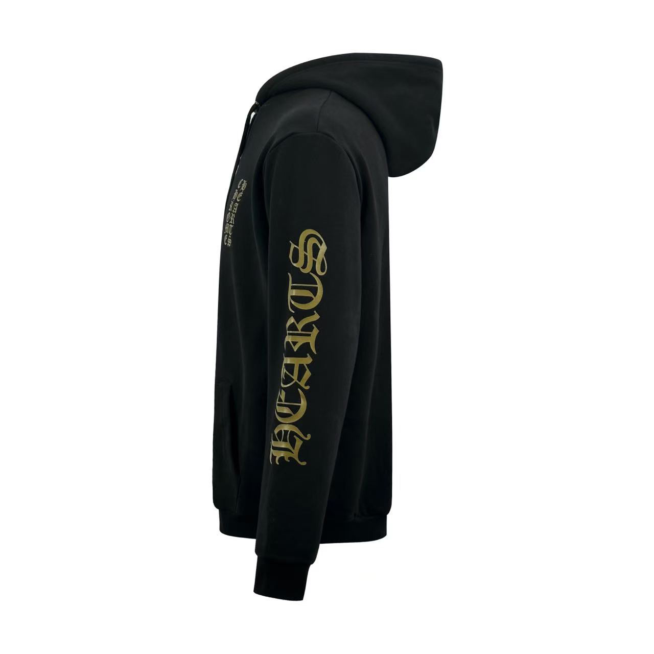 Chrome Hearts Gold Script Pullover Hoodie - DesignerGu