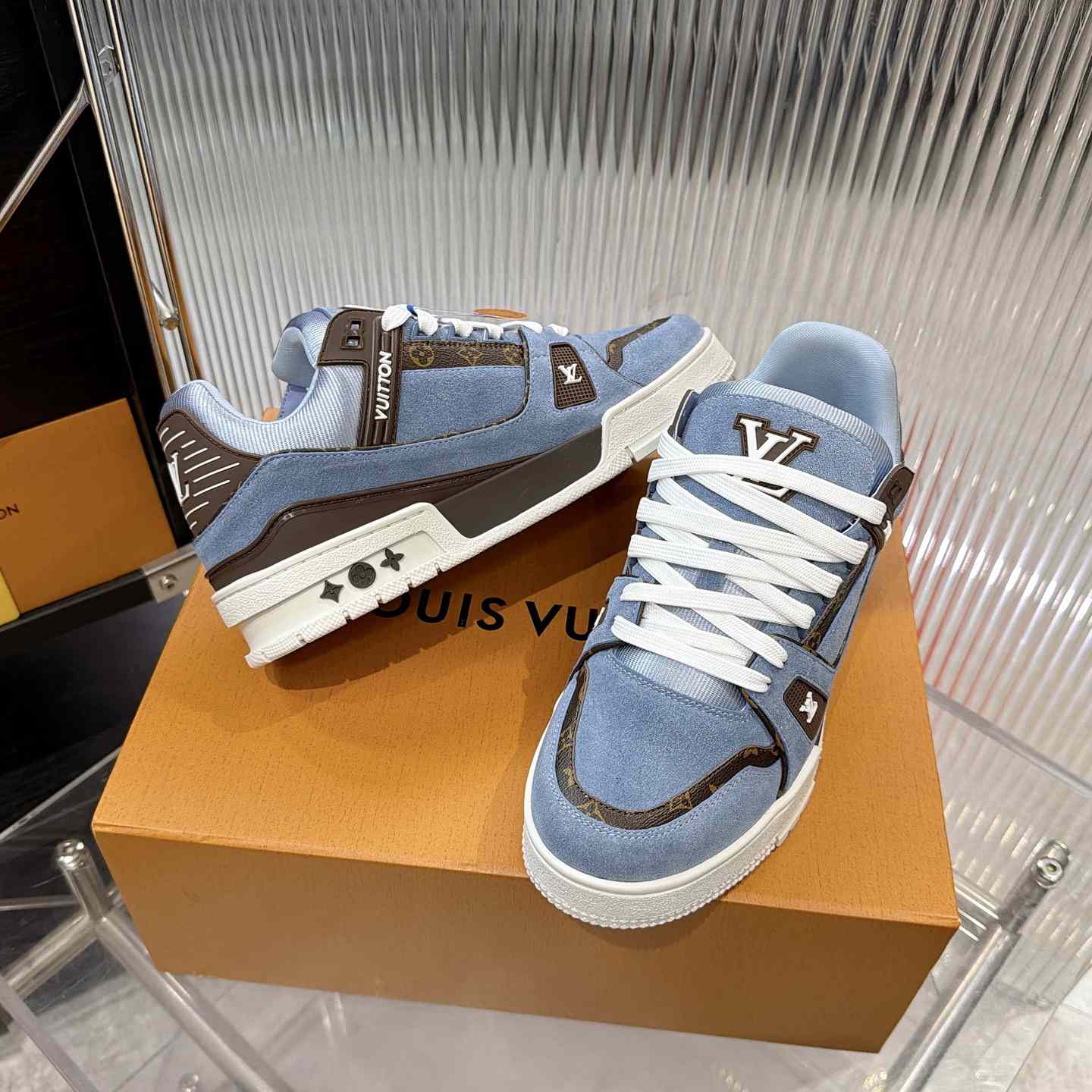 Louis Vuitton LV Trainer Sneaker 1AKB67（upon uk size） - DesignerGu