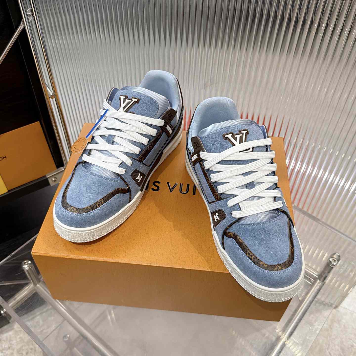 Louis Vuitton LV Trainer Sneaker 1AKB67（upon uk size） - DesignerGu