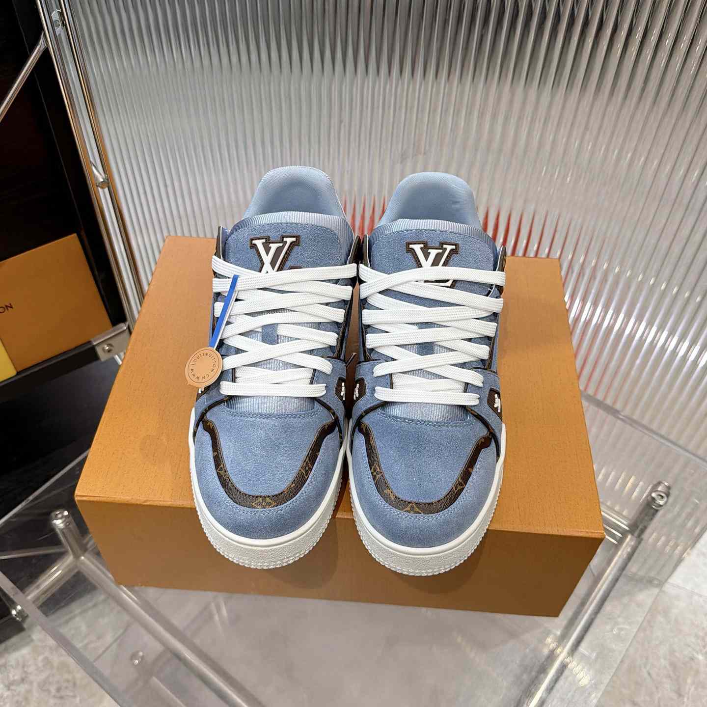 Louis Vuitton LV Trainer Sneaker 1AKB67（upon uk size） - DesignerGu