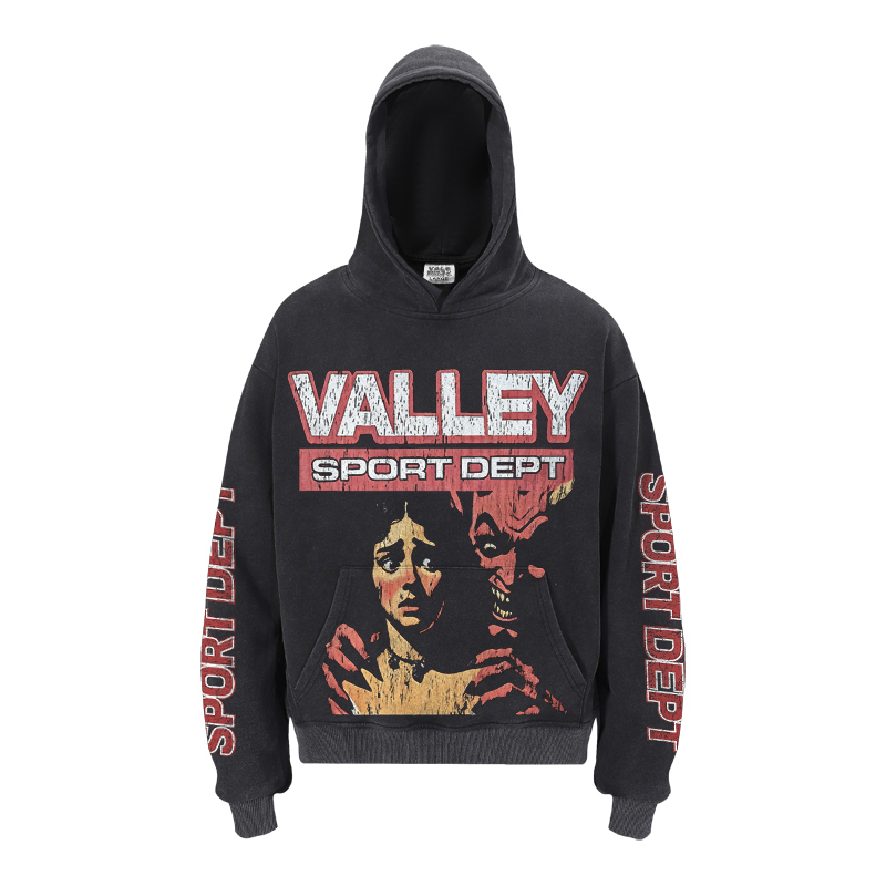 Vale Forever Devils Advocate Zip Up Hoodie 'Black/Red' - DesignerGu
