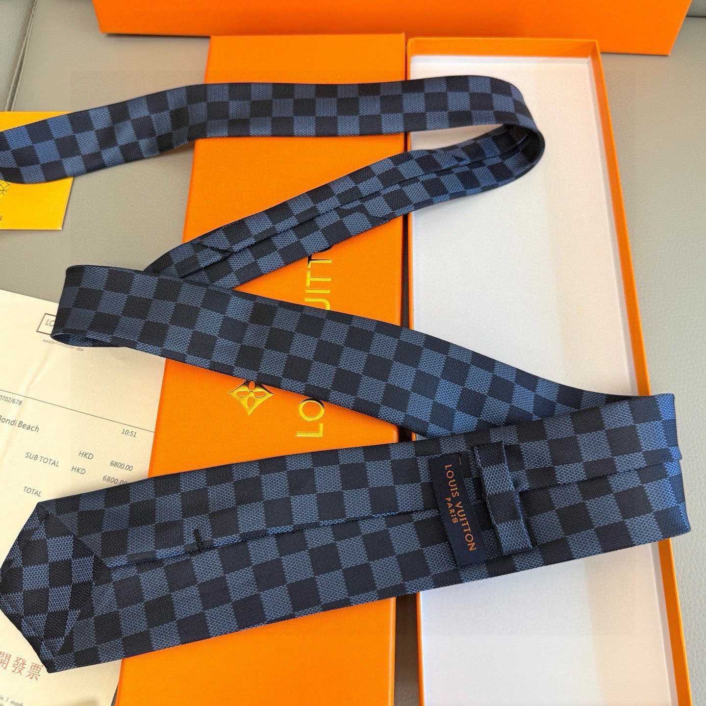Louis Vuitton Damier Classique Tie M78753 - DesignerGu