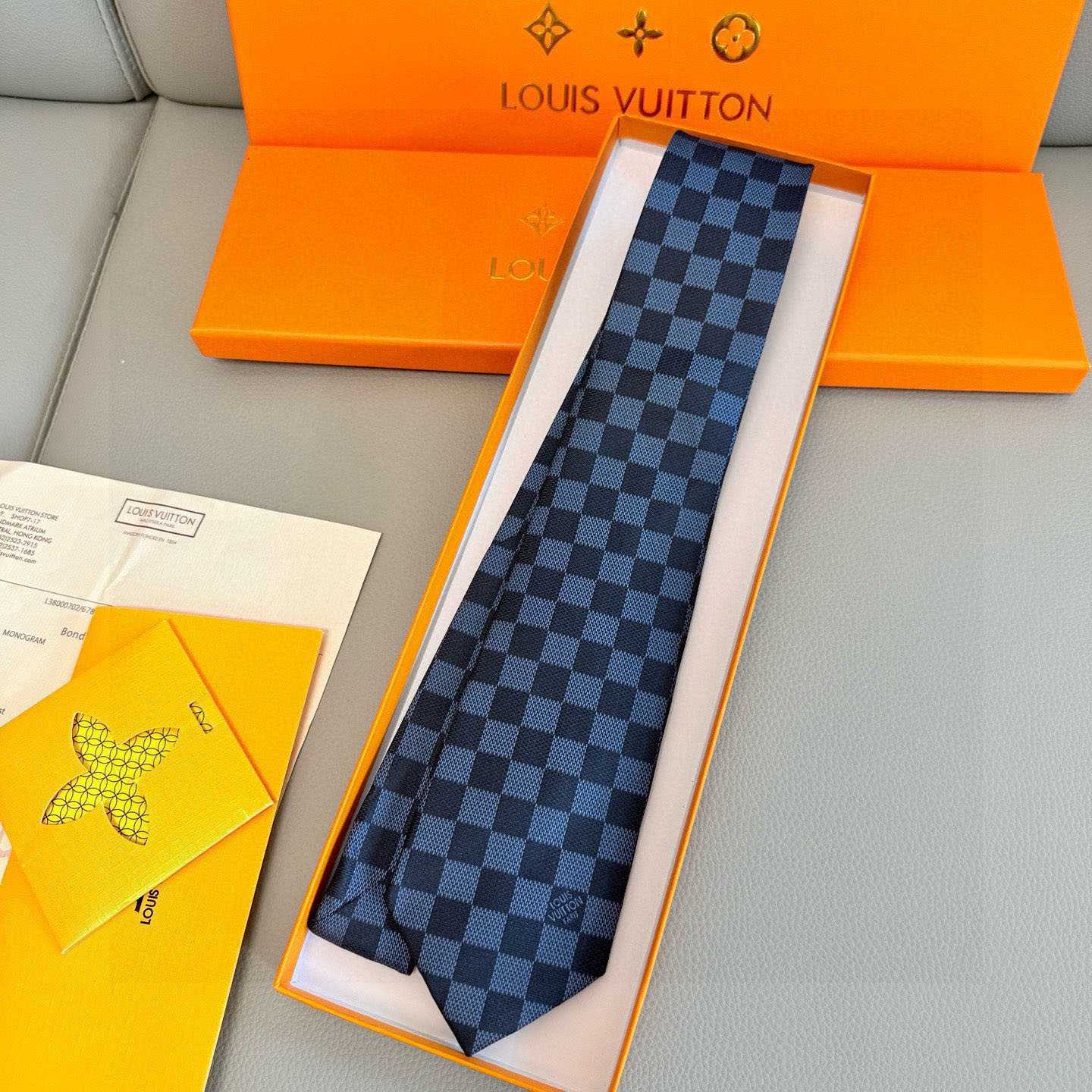 Louis Vuitton Damier Classique Tie M78753 - DesignerGu