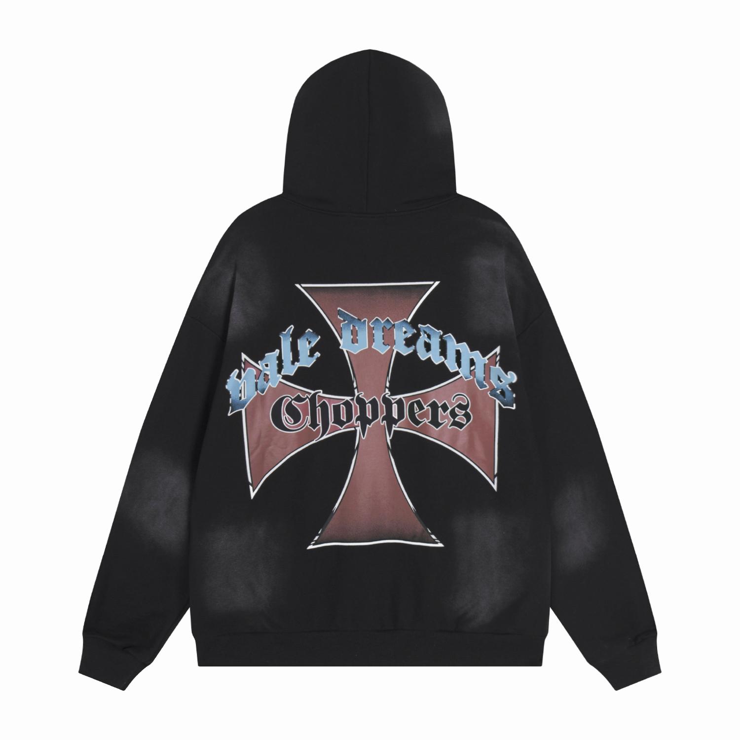 Vale Forever Chopper Pullover Hoodie 'Black' - DesignerGu