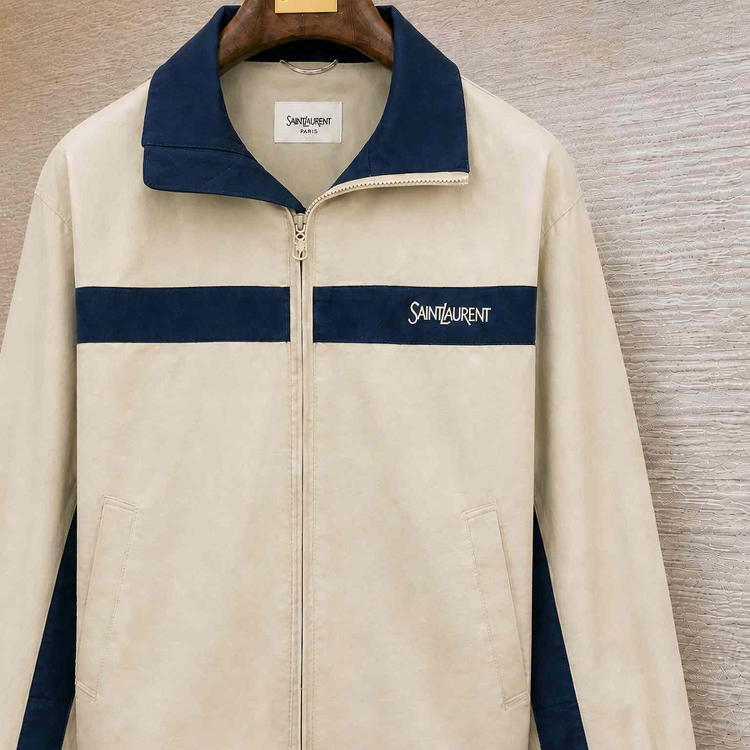 Saint Laurent Jacket In Cotton - DesignerGu