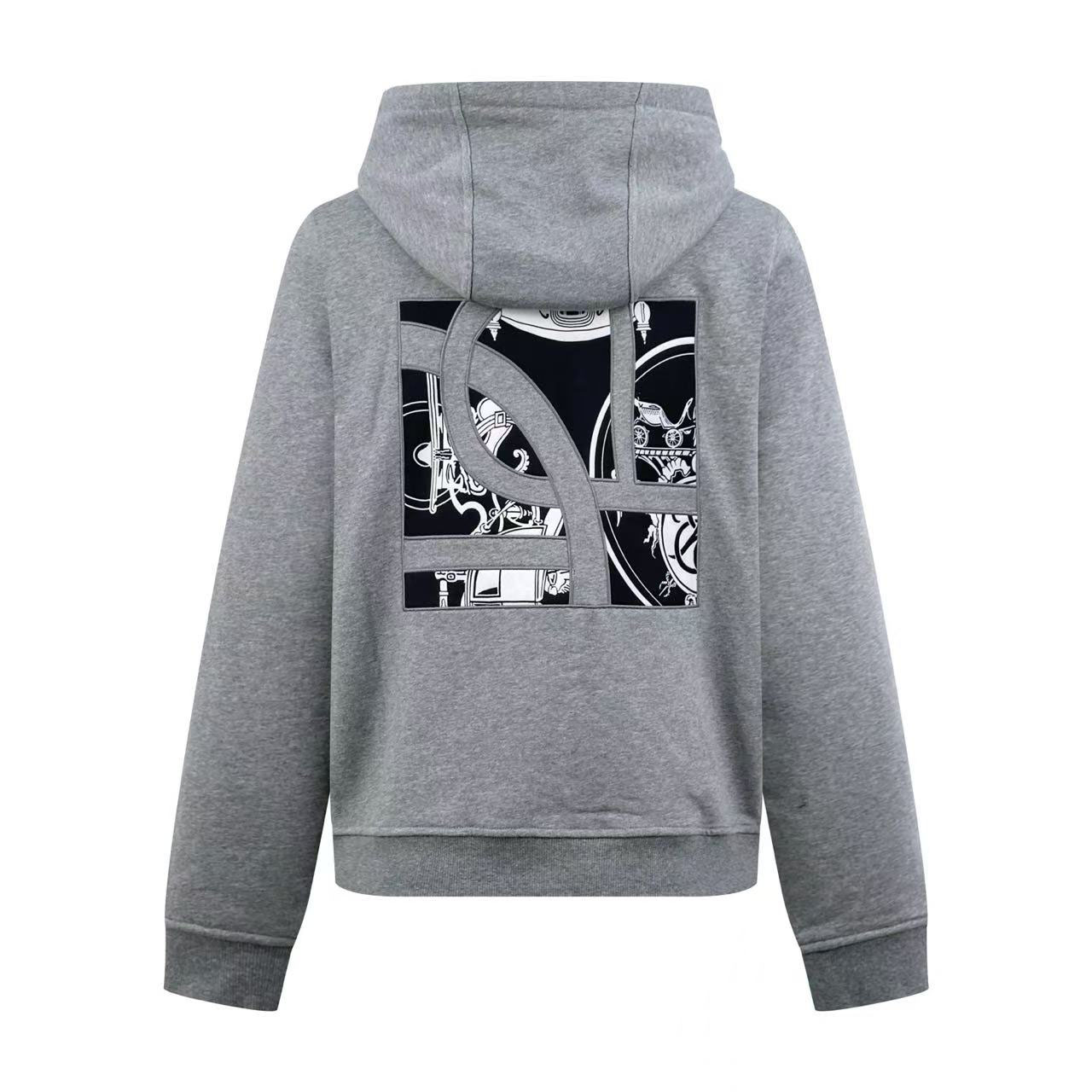 Hermes "Ex-Libris" Hooded Sweater - DesignerGu