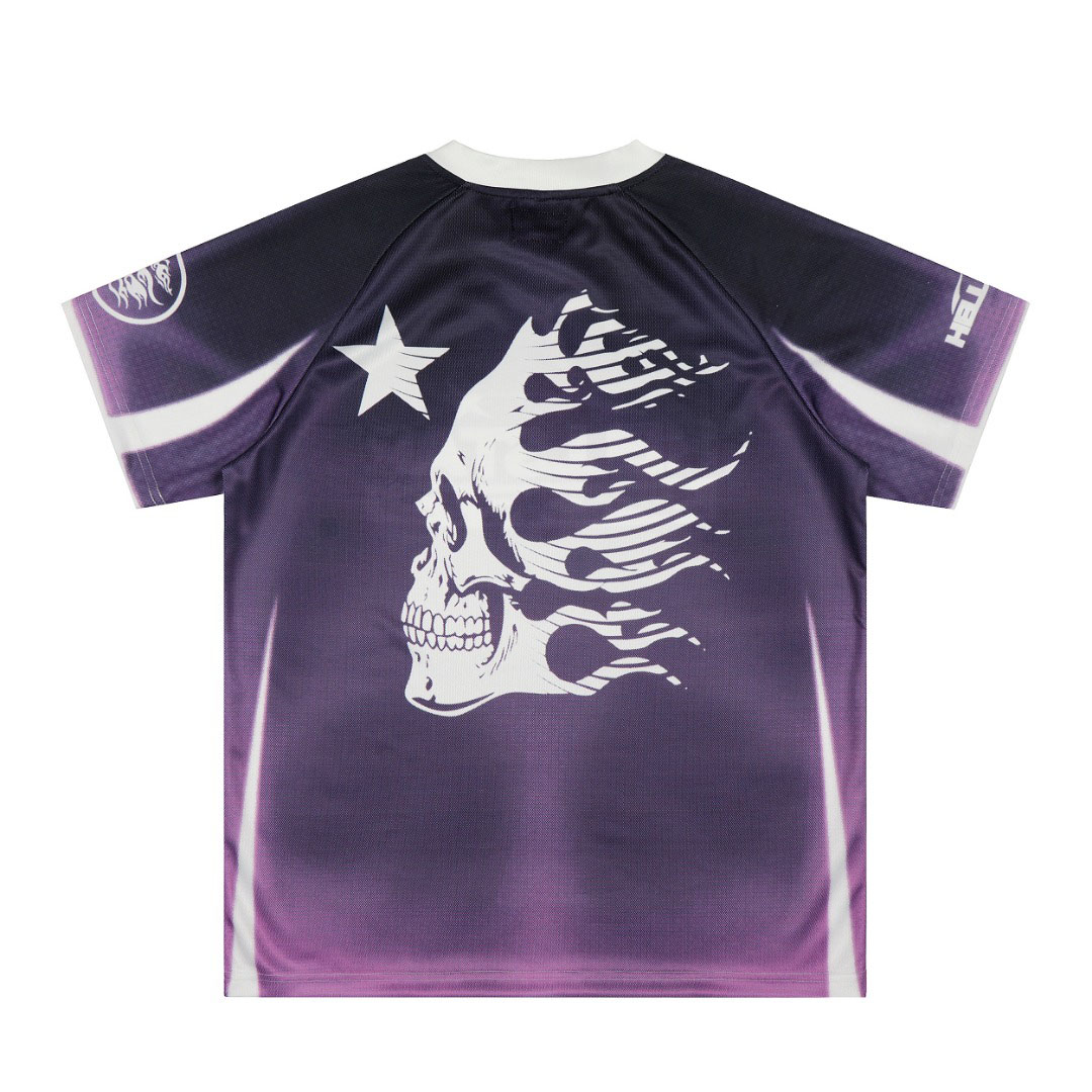 Hellstar Sports Purple Mesh Jersey - DesignerGu