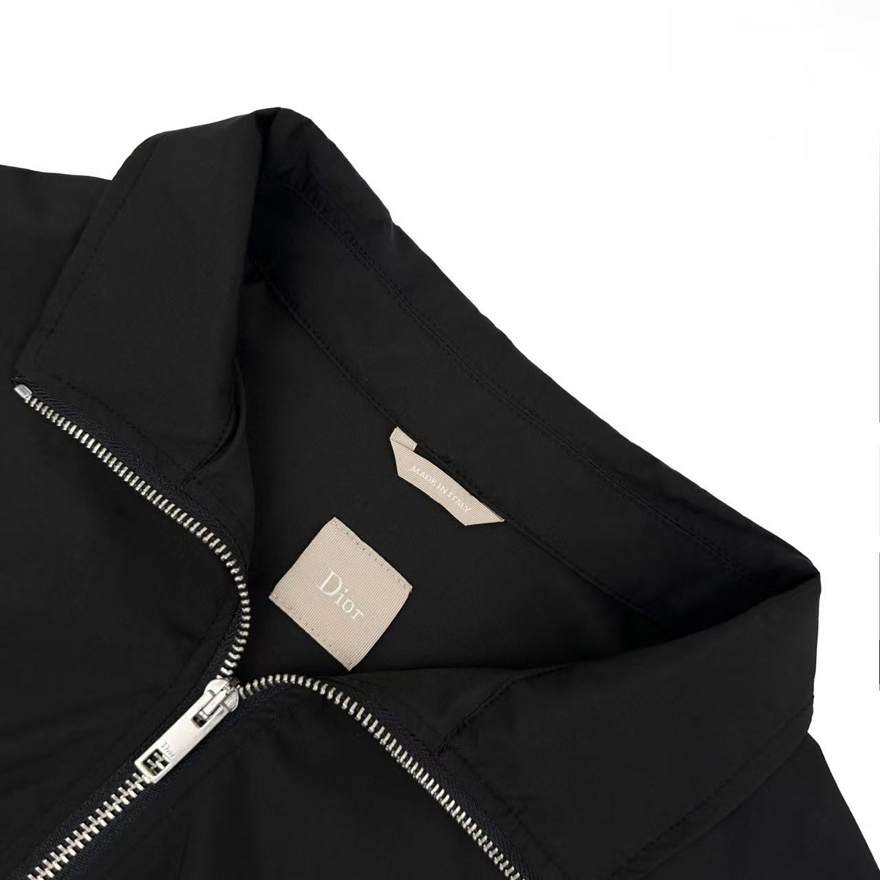 Dior Montaigne Embroidery Zipped Shirt Jacket - DesignerGu