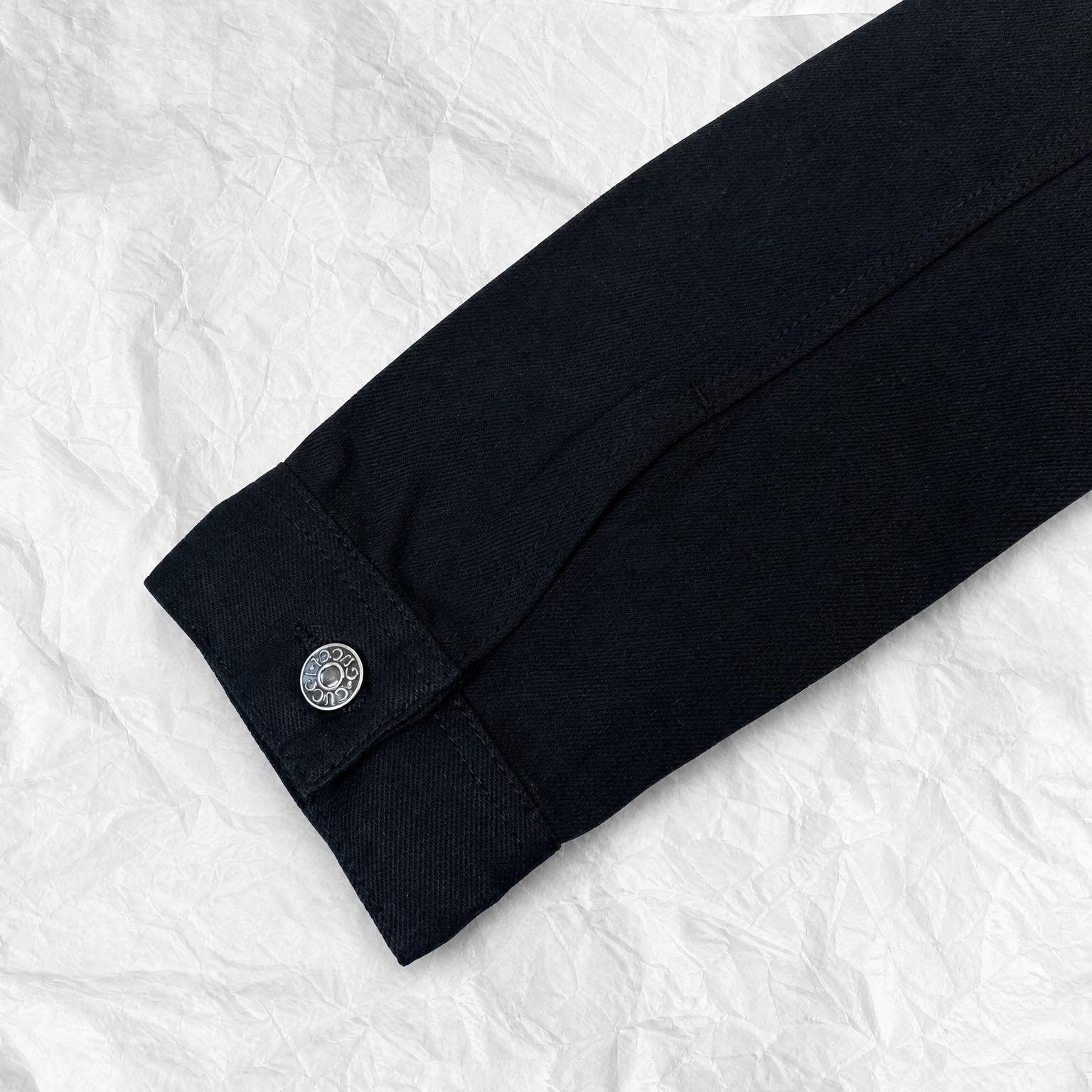 Gucci Cotton Denim Jacket With Horsebit - DesignerGu