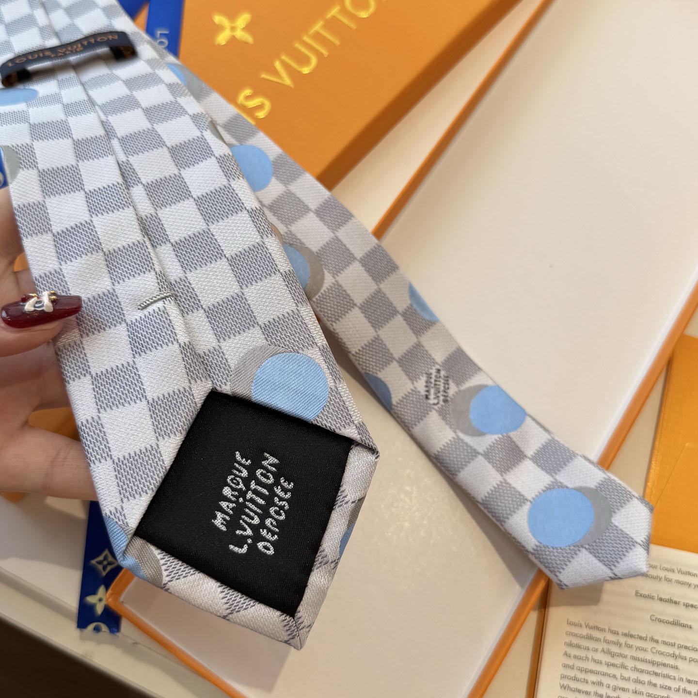 Louis Vuitton Damier Dots Tie M98789 - DesignerGu
