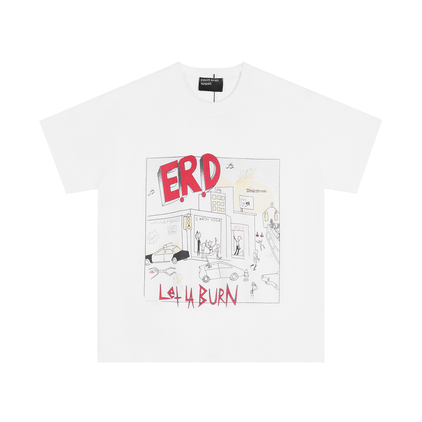Enfants Riches Déprimés Let LA Burn T Shirt - DesignerGu
