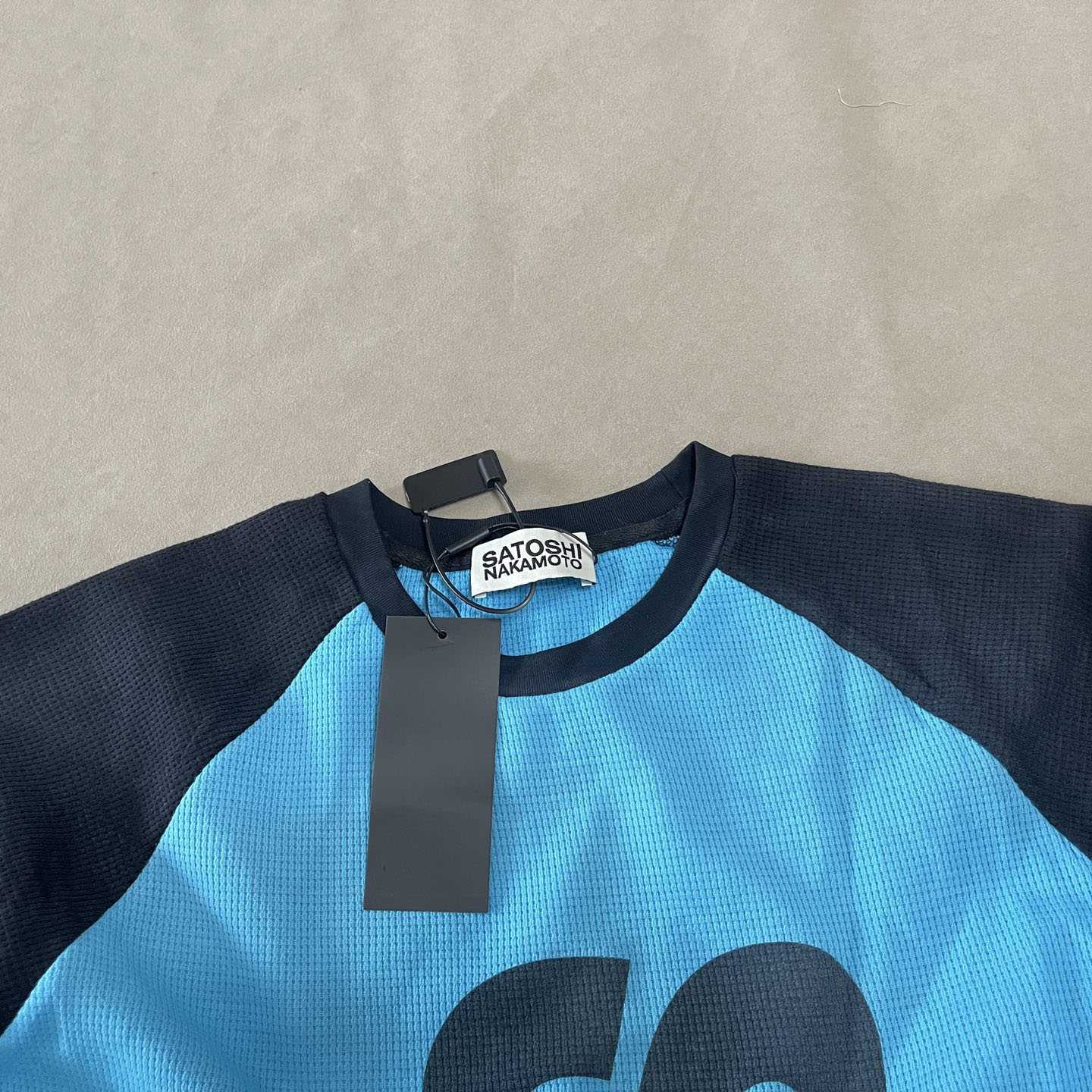 Satoshi Nakamoto Wings Long-Sleeve 'Blue' - DesignerGu